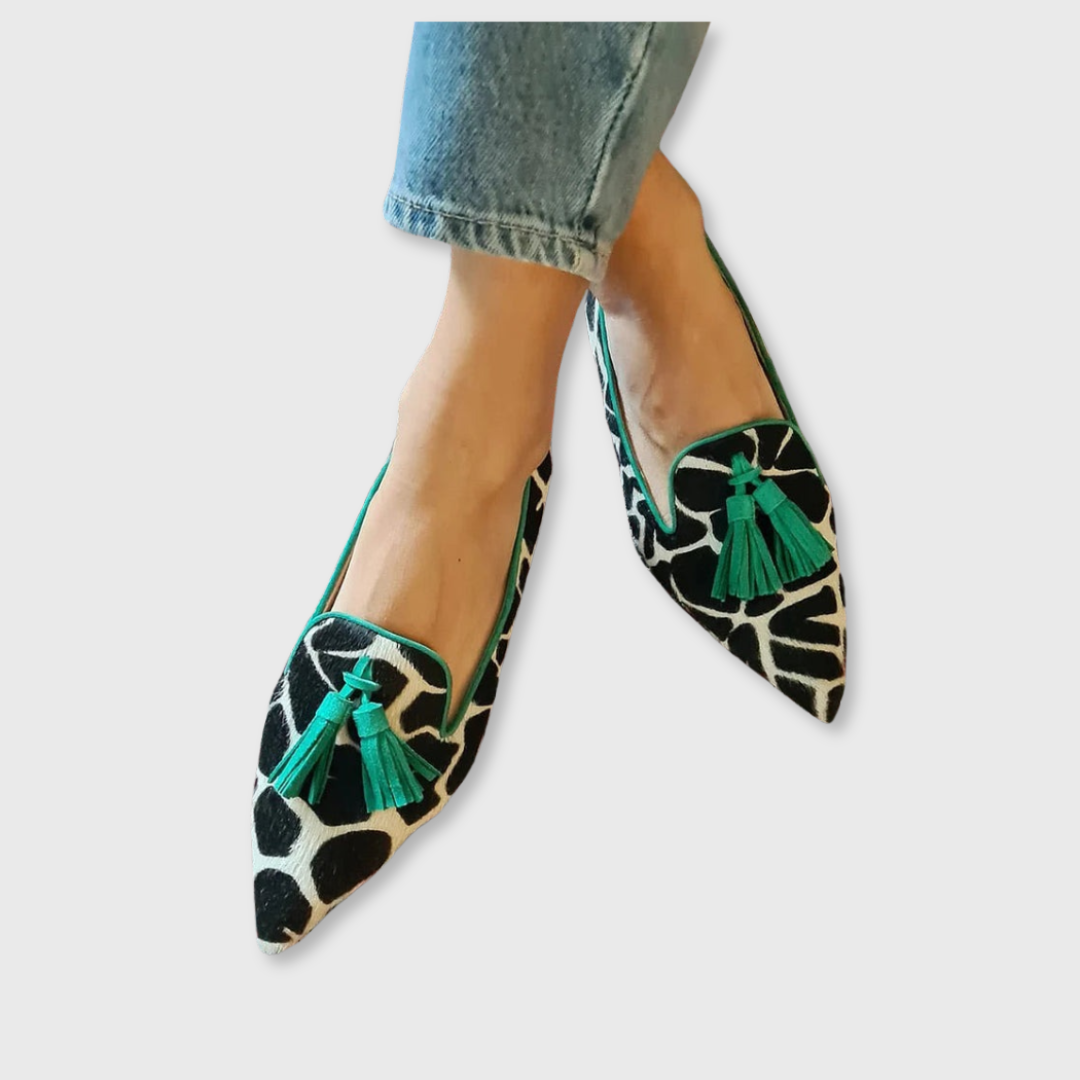 Armoirè - Mokasíny s leopardím potiskem