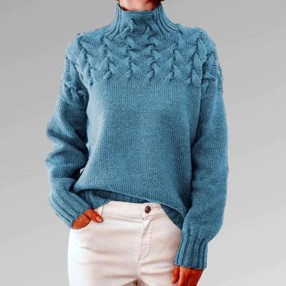 Armoirè – Elegantní svetr s vysokým límcem