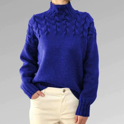 Armoirè – Elegantní svetr s vysokým límcem